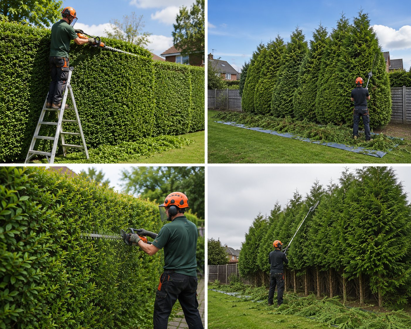 Hedge Cutting & Conifer Reduction &mdash; Herring Trees & Landscaping